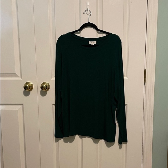Super Soft Dark Green Long Sleeve Top - Picture 1 of 6